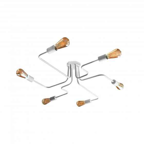 Стельова люстра павук біла на 6 ламп Maze NL 10084/6 W Одеса