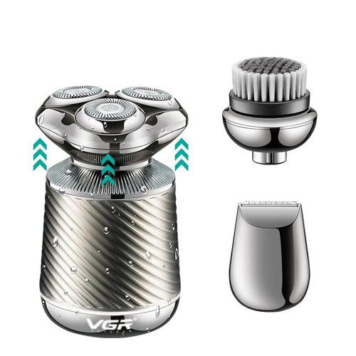 Бритва с аккумуляторным зарядным устройством, Портативная электробритва для бороды KG-72 Львов - изображение 8