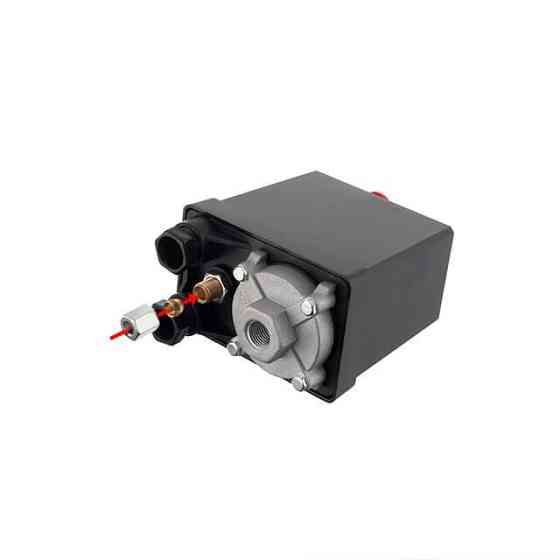 Пресостат 380 В (блок автоматики компресора), 10 бар INTERTOOL PT-9096 Киев