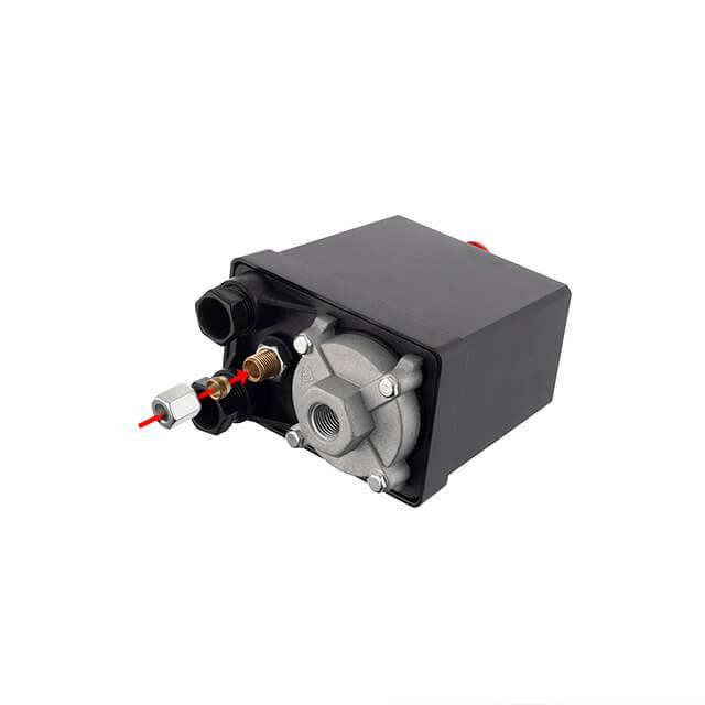 Пресостат 380 В (блок автоматики компресора), 10 бар INTERTOOL PT-9096 Киев - изображение 6