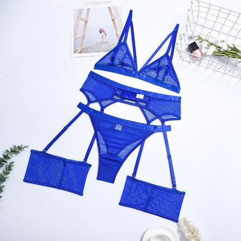 Нижнее белье комплект 42-44 синий Киев - изображение 5