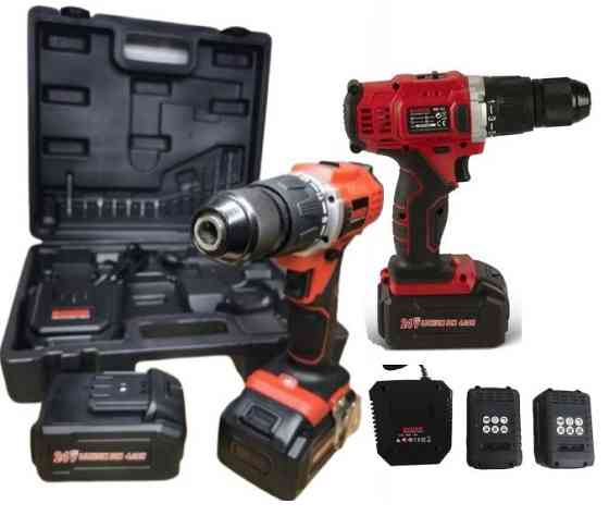 SR-151 Акумуляторний Шуруповерт 24В 1500 об/хв 2 АКБ Li-Ion + 13 аксесуарів для дому та роботи Одеса