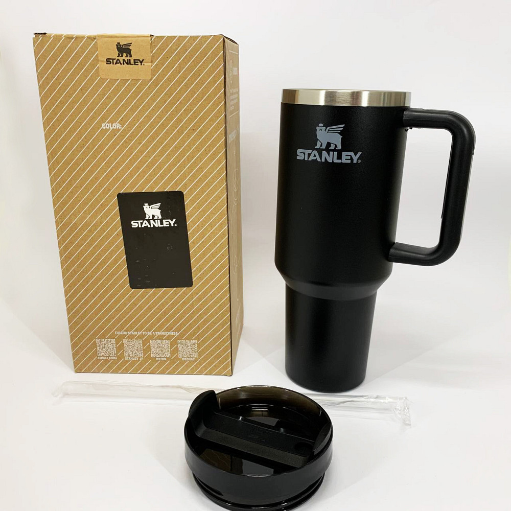 Красивый небольшой термос Stanley, Кружка термос для кофе туристический прорезиненный DT-58 Львов - изображение 8