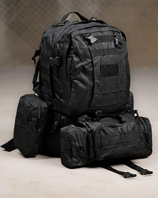 Рюкзак тактичний bresh black 55Л ПП8053 Одеса - фото 2