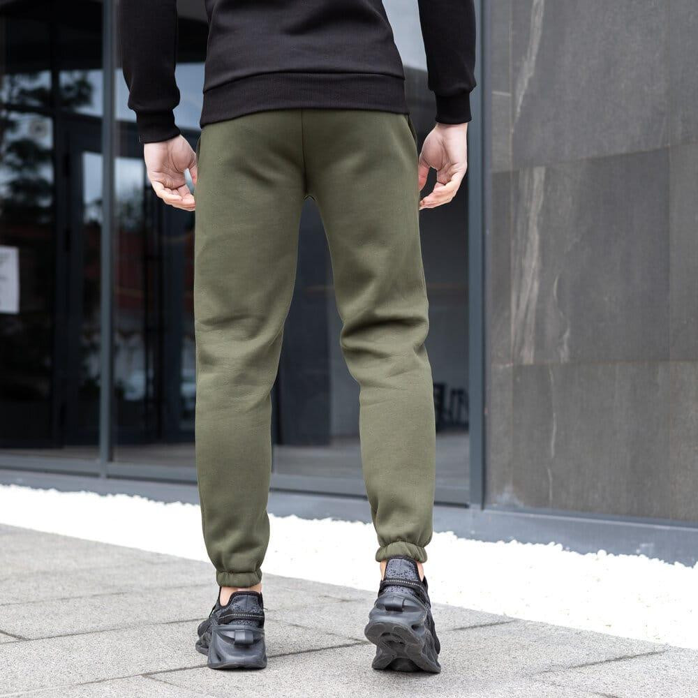 Чоловічі штани джогери з кишенями хакі Pobedov 007 ЗИМА Київ - фото 8