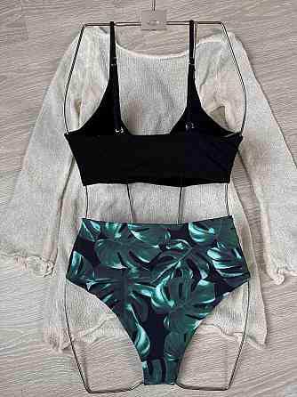 Купальник жіночий роздільний в рубчик з арнаментом S Харків