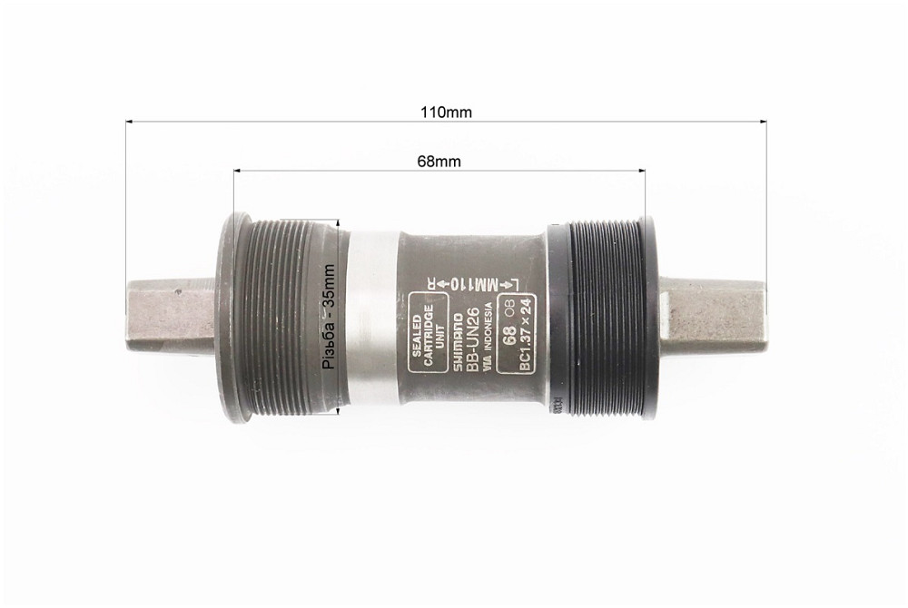 Картридж-каретка "квадрат" MTB 68х110мм, BB-UN26 Київ - фото 2