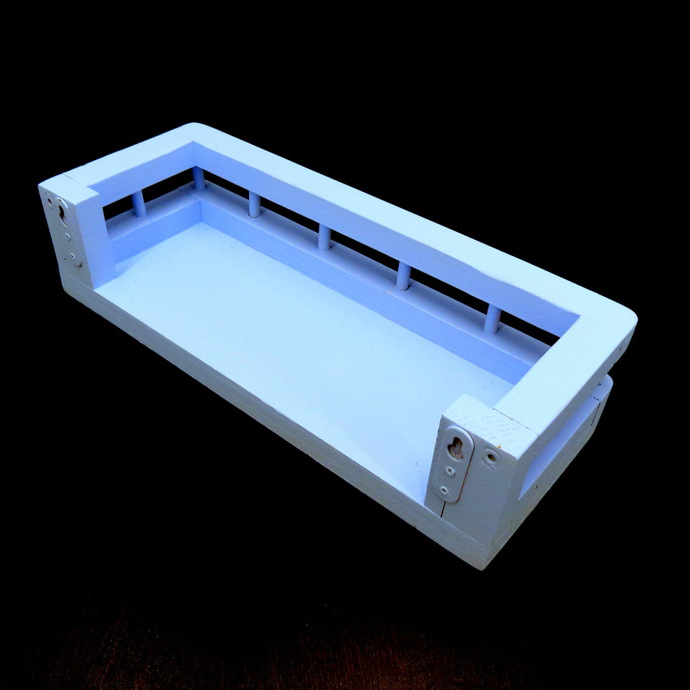 Полиця настінна, настільна "Сакаба з бортиком" ірис Миколаїв - фото 4