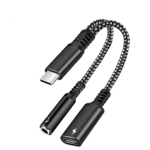 Перехідник Type C - Type C + Jack 3.5 Луцк