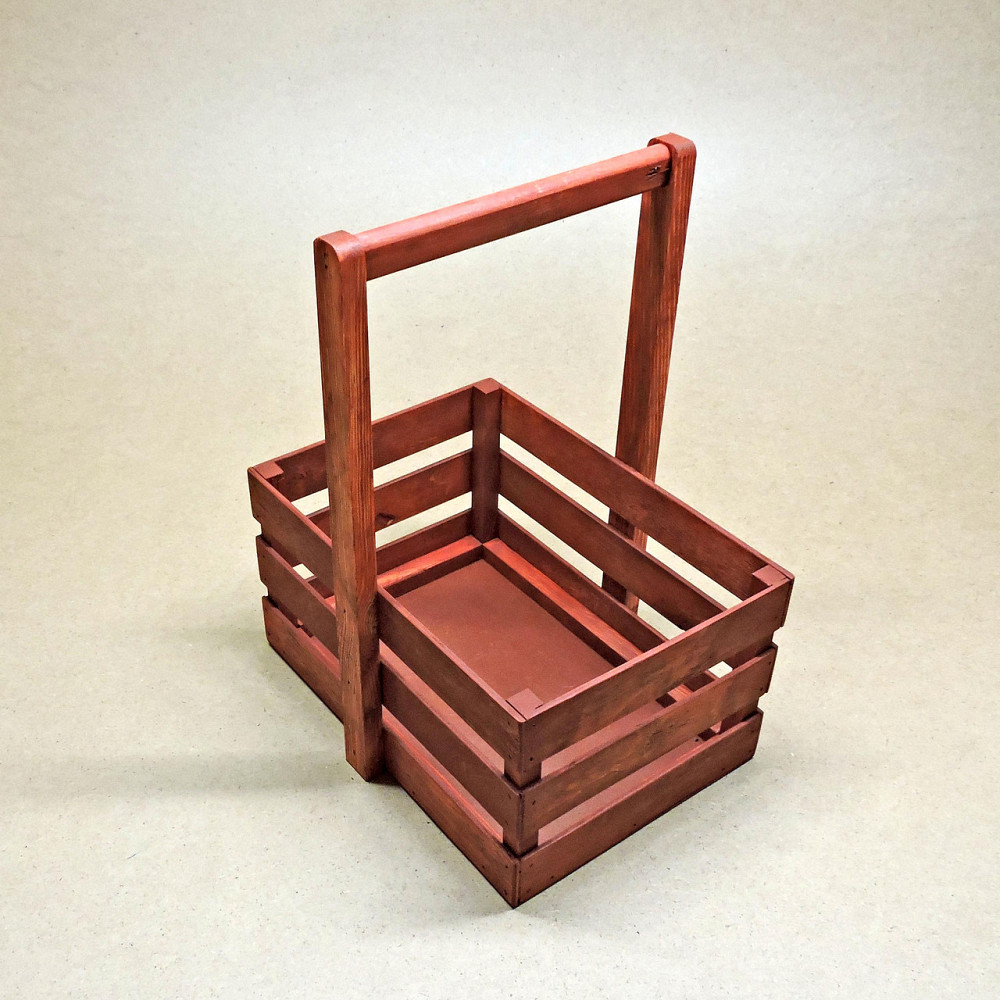 Подарунковий кошик "Шеллі 18х30" корал Миколаїв - фото 6