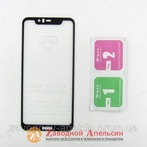 Захисне скло Nokia 5.1 plus X5 Full Glue Glass Одеса - фото 2