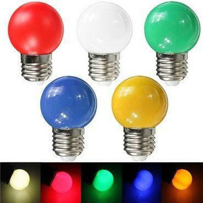 Лампа светодиодная LED 1W E27 (разные цвета) Horoz Харьков - изображение 2