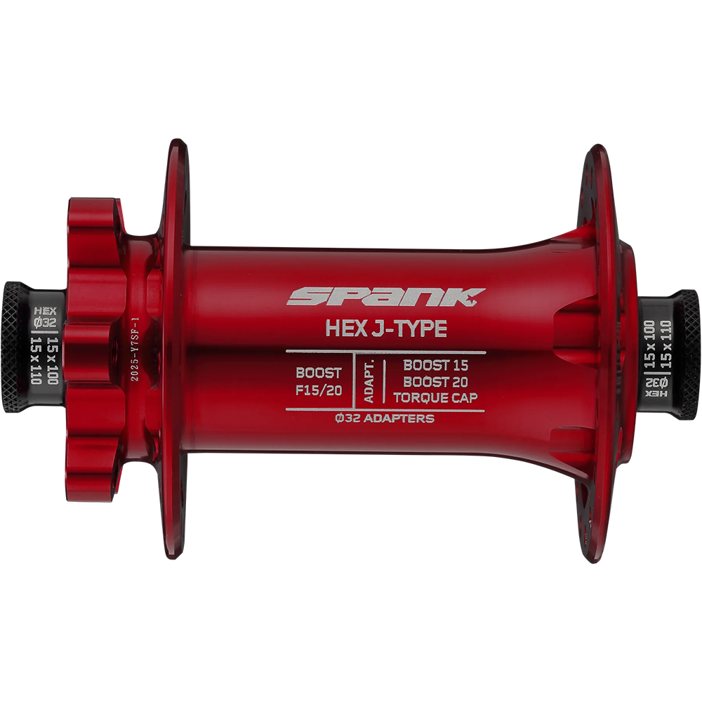 Втулка передняя SPANK HEX J-TYPE Boost F15/20, Red Киев - изображение 1