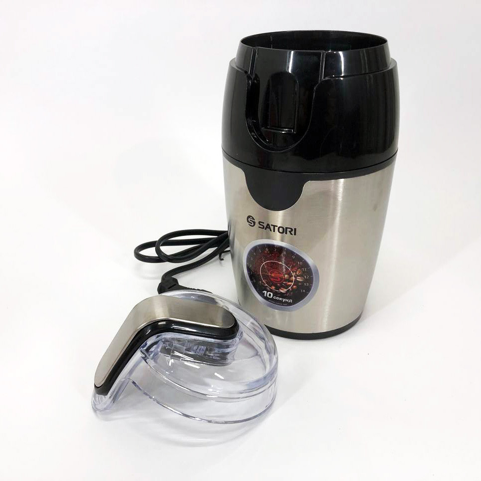 Універсальна електро кавомолка SATORI SG-2510-SL 120 Вт, Побутова кавомолка стаціонарна AH-47 Івано-Франківськ - фото 9