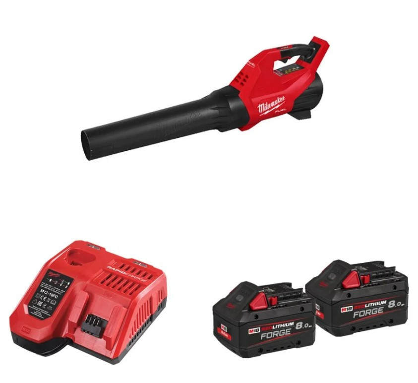Повітродувка акумуляторна MILWAUKEE M18 FBLG3-802 (ЗП+2ак.Х8Аг) FORGE™ Одеса - фото 2