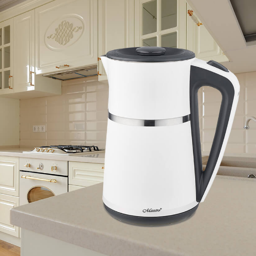 Електрочайник 1,7л (диск) білий MR-030-WHITE Maestro Житомир
