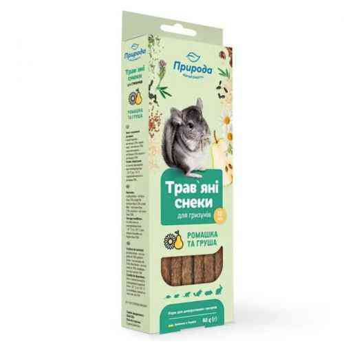 Трав’яні снеки Природа «Ромашка та груша» для гризунів, 60 г Вінниця
