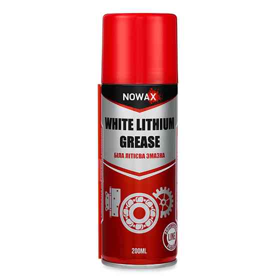 Змазка літієва Nowax White Lithium Grease біла 200мл Львів