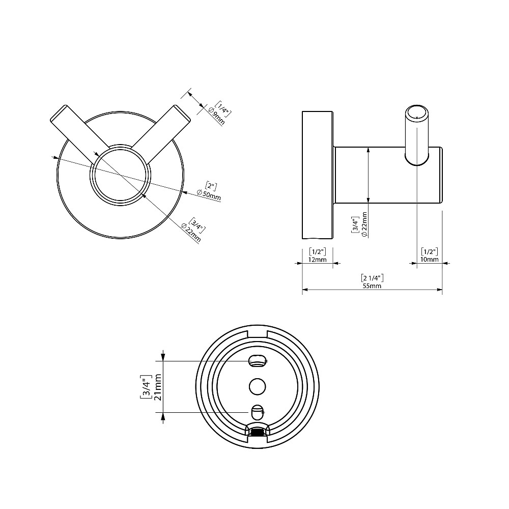 Гачок подвійний SONIA ASTRAL 181582 Луцьк - фото 5