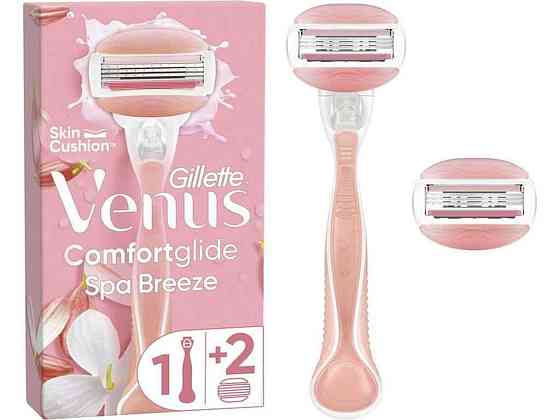 Станок для бритья 1шт Comfortglide Spa Breeze с 2 сменными картриджами ТМ VENUS Киев