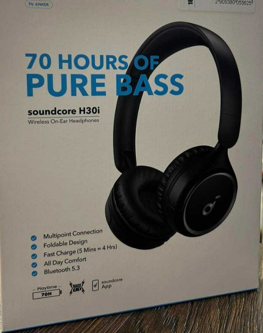 Наушники: Anker SoundCore H30i Black. Харків - фото 1
