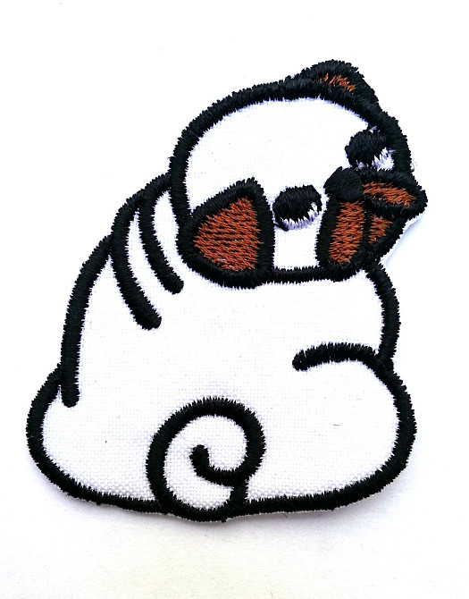 Нашивка патч Пес мопс Запорожье - изображение 1