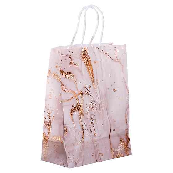 Набір рожевих подарункових пакетів 12 шт Київ