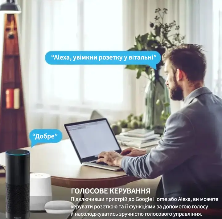 Умная розетка Wi Fi 20А Smart Plug Белый Винница - изображение 8