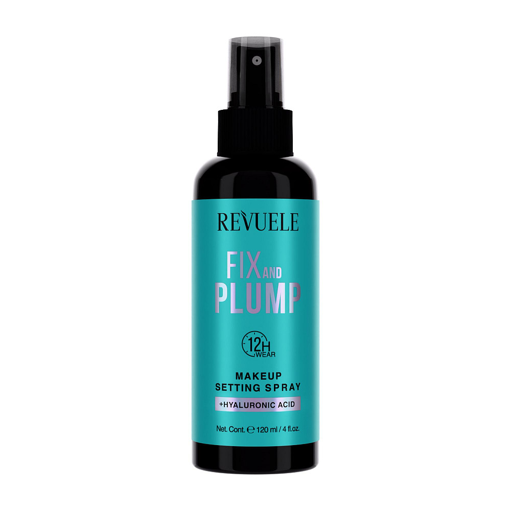Спрей для фиксации макияжа Makeup Setting Spray Fix & Plump + Hyaluronic Acid Revuele 120 мл Киев - изображение 1