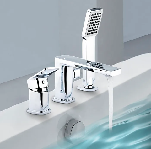 Змішувач на борт ванни Frap F1146 хром Київ