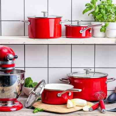 Набор посуды KitchenAid Steel Core, 8 предметів (CC004920-001) Винница