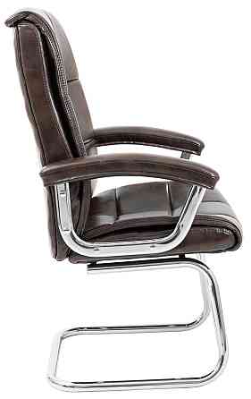 Офісне Конференційне Крісло Richman Arizona Titan Dark Brown CF Хром Коричневий Київ