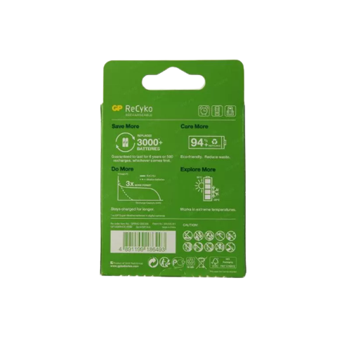 Акумулятор 130AAHCE-ЕВ2 1,2V 1300 mAh (бл-2шт) GP ReCyko Житомир - фото 5