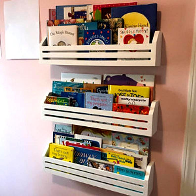 Настінна книжкова полиця "Атлас 80" зефір Миколаїв - фото 1