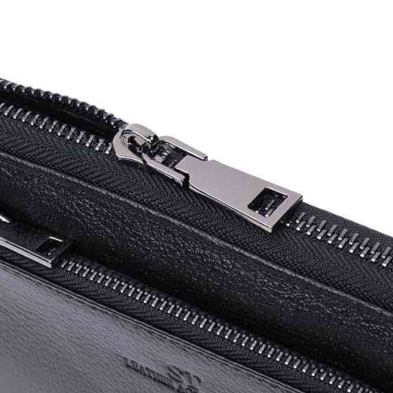 Зручний клатч для чоловіків із натуральної шкіри ST Leather 22681 Чорний Київ