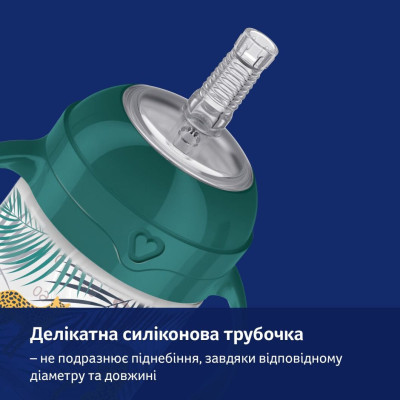 Поильник-непроливайка Lovi Jungle Vibes с трубочкой и утяжелителем 150 мл (35/366) Винница - изображение 4