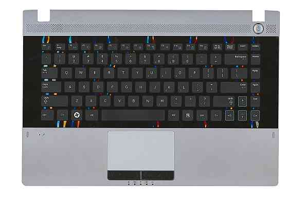 Клавиатура для ноутбука Samsung (RC410) Black, (Black-Gray TopCase), RU Вінниця