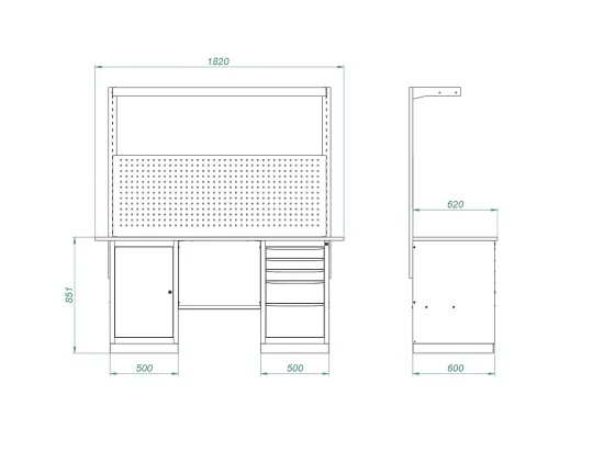Верстак Скіф 1820-2 Standart Харьков