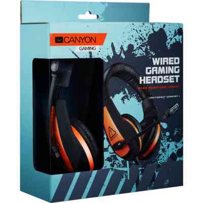 Наушники Canyon Star Raider GH-1A Black-Orange (CND-SGHS1A) Винница