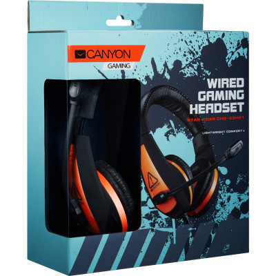 Наушники Canyon Star Raider GH-1A Black-Orange (CND-SGHS1A) Винница - изображение 3