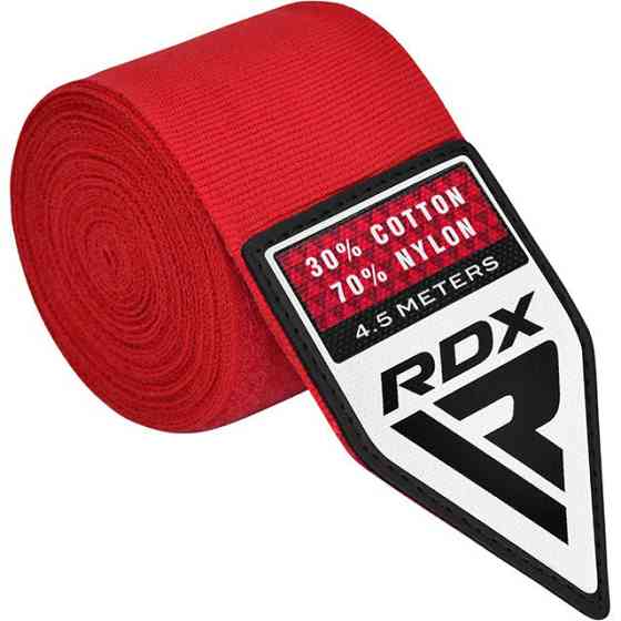 Бинти для боксу RDX WX Professional Boxing Hand Wraps Red (4.5м.) Каменское
