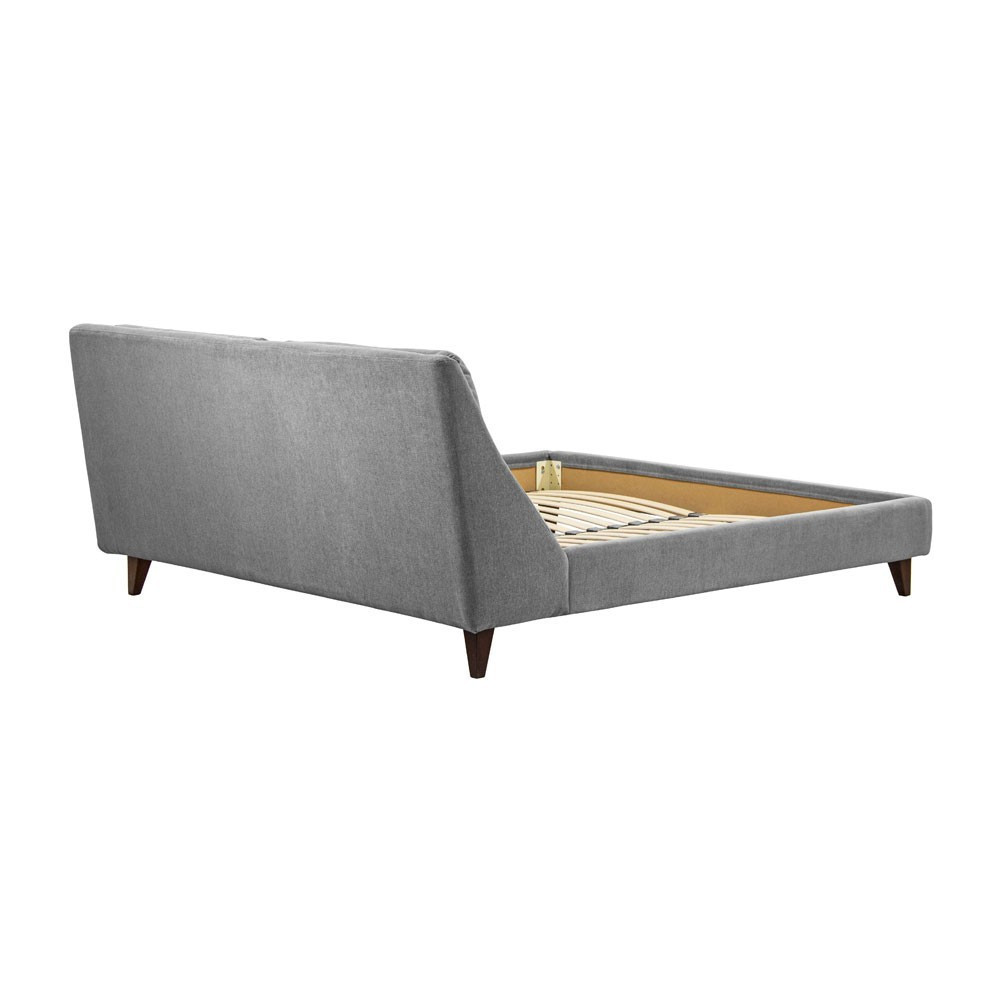 Кровать BeatriceDesign Standart Wood на деревянных ножках 180x200 серый Киев - изображение 5