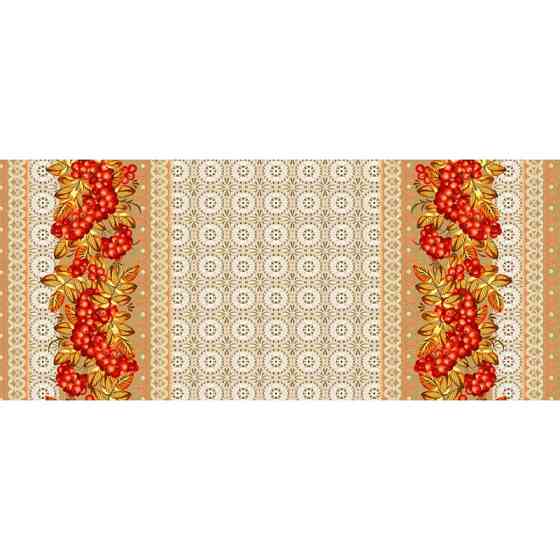 Ecotton Скатертина Ecotton 150х200 см бавовняна з рогожки 21005/1 Горобина Киев