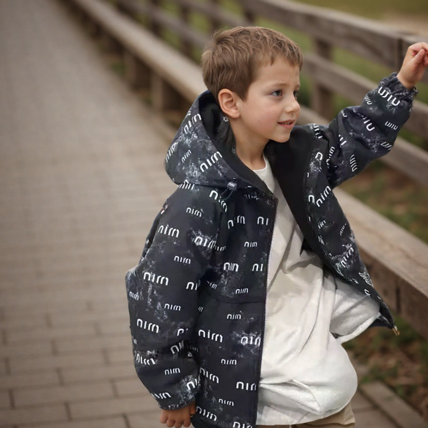 Демисезонная двусторонняя курточка для мальчиков 120 Николаев - изображение 1