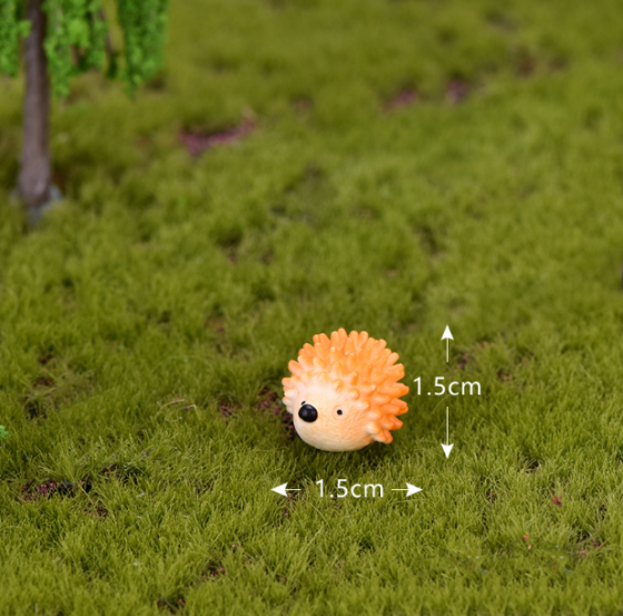 Миниатюрный Ёжик 1.5 х 1.5 см для флорариума, мини-сада, поделок, миниатюры Одесса