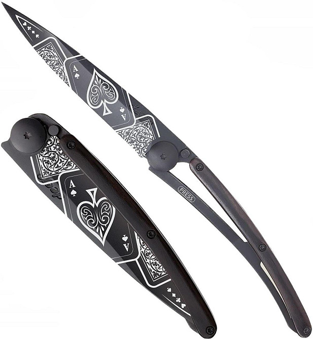 Универсальный Складной Нож с лазерной гравировкой Шанс Deejo 