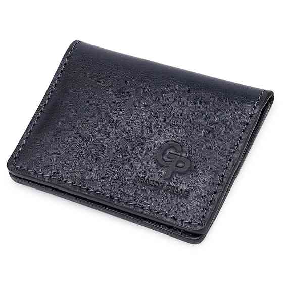 Кожаная обложка для прав Синий (GRANDE PELLE) Киев