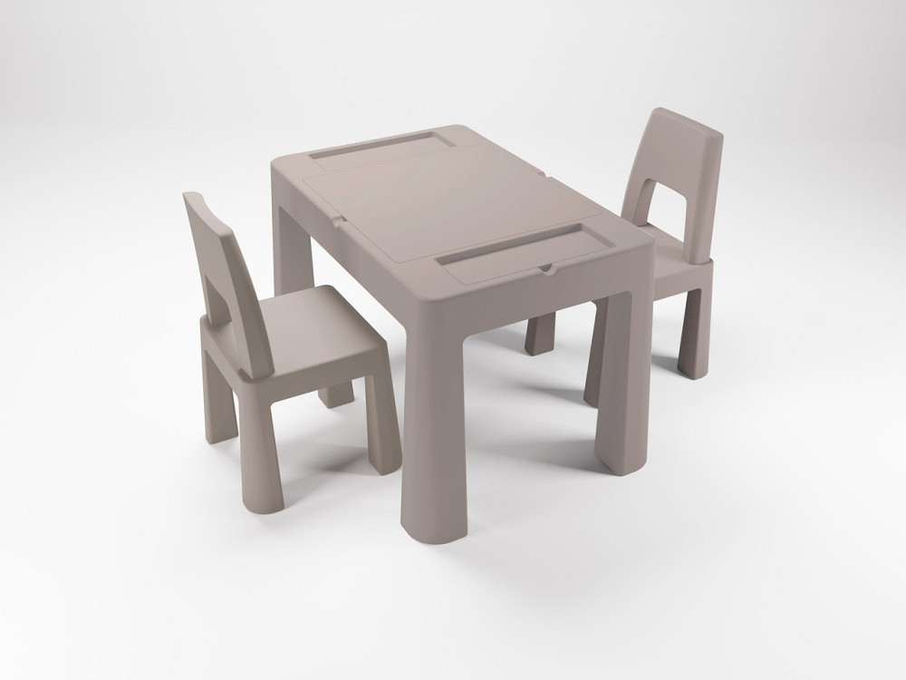 Комплект меблів TEGGI MULTIFUN+2 стільця stone Київ - фото 1