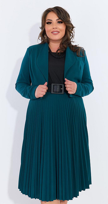 Красивый костюм с юбкой плиссе (42) Киев - изображение 3