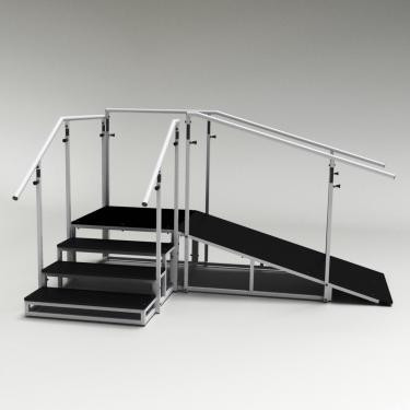 Східці медичні реабілітаційні з похилою площиною СМР-ПП Дніпро - фото 1